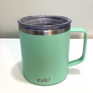 Zak! Insulated tumbler teal with lid 13oz 18044